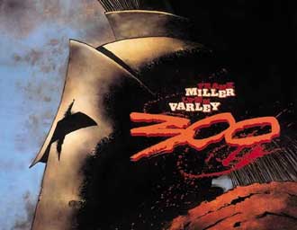 La copertina della graphic novel "300"