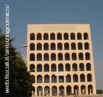 Il Palazzo della Civilt italiana, sede delle mostre