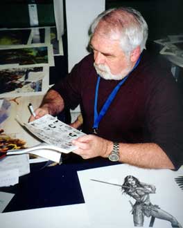 Larry Elmore a Lucca Comics & Games 2003
