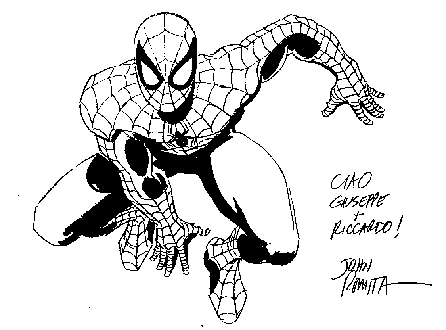 Disegno originale di John Romita Sr. (c) Marvel Comics